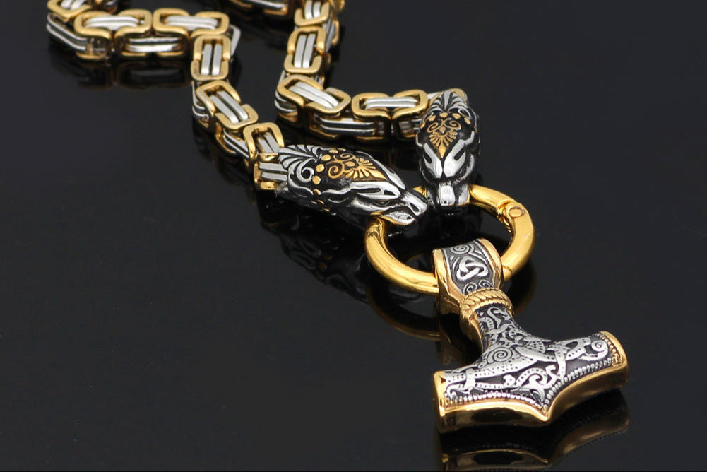 Thor Hammer Anhänger Königskette